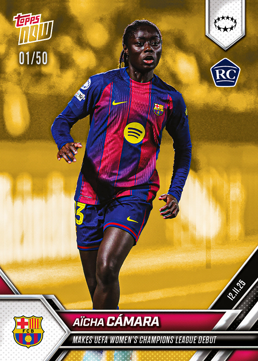Aïcha Cámara - 2025-26 UWCL Topps NOW - Card 10 - PR: 471 - Image 6