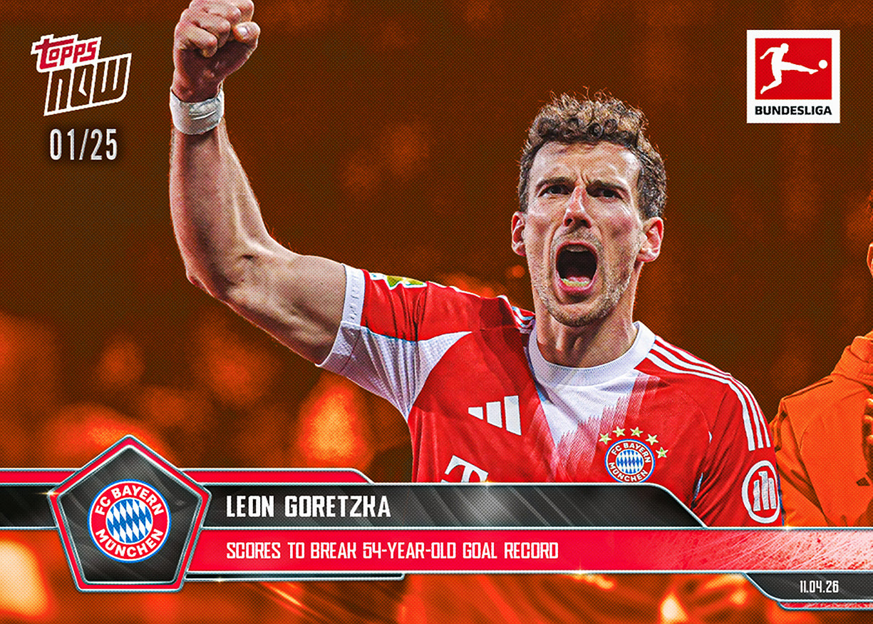 Leon Goretzka - 2025-26 Bundesliga Topps NOW - Card 167 - PR: 491 - Image 5