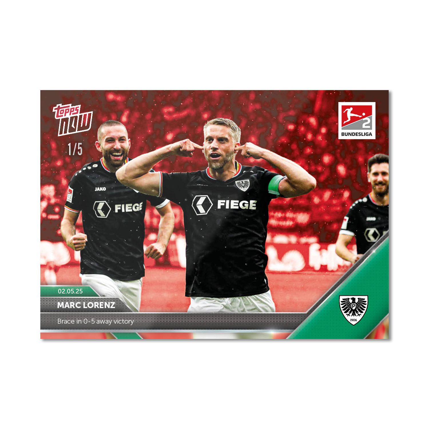 Marc Lorenz - 2024-25 Bundesliga Topps NOW - Card 177 - PR: 36 - Image 3