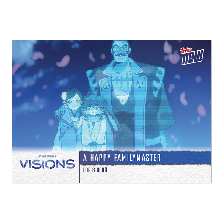 Alternative view of 2021 Star Wars Visions TOPPS NOW - 5-Card Pack - Lop & Ocho - PR: 466