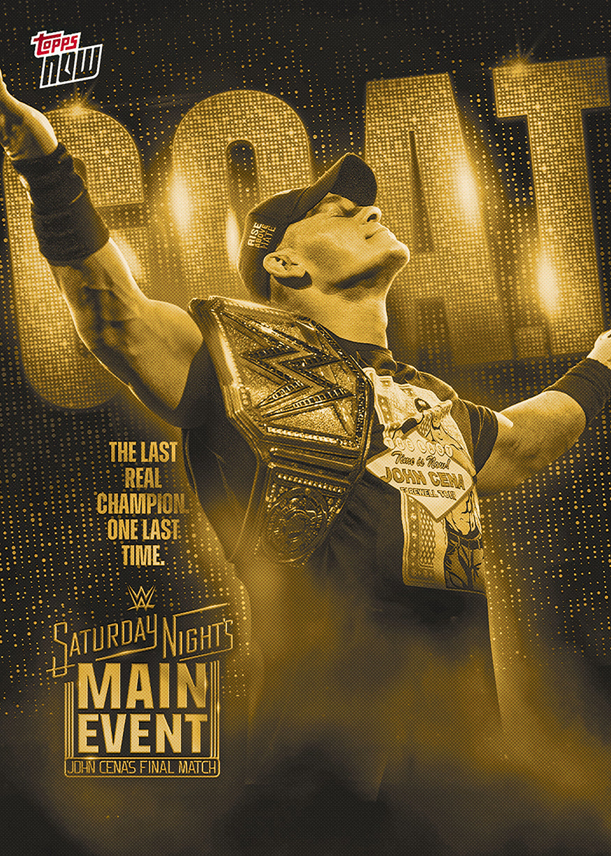 John Cena - 2025 WWE Topps NOW - Card CENA - PR: 16552 - Image 3