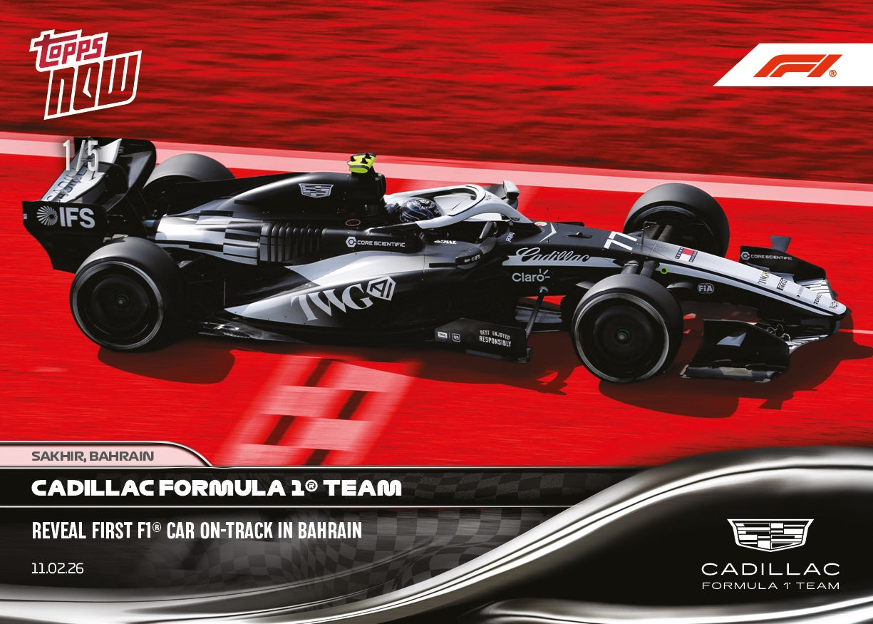 Cadillac Formula 1 Team - 2026 Formula 1 Topps NOW - Card 11 - PR: 8897 - Image 4