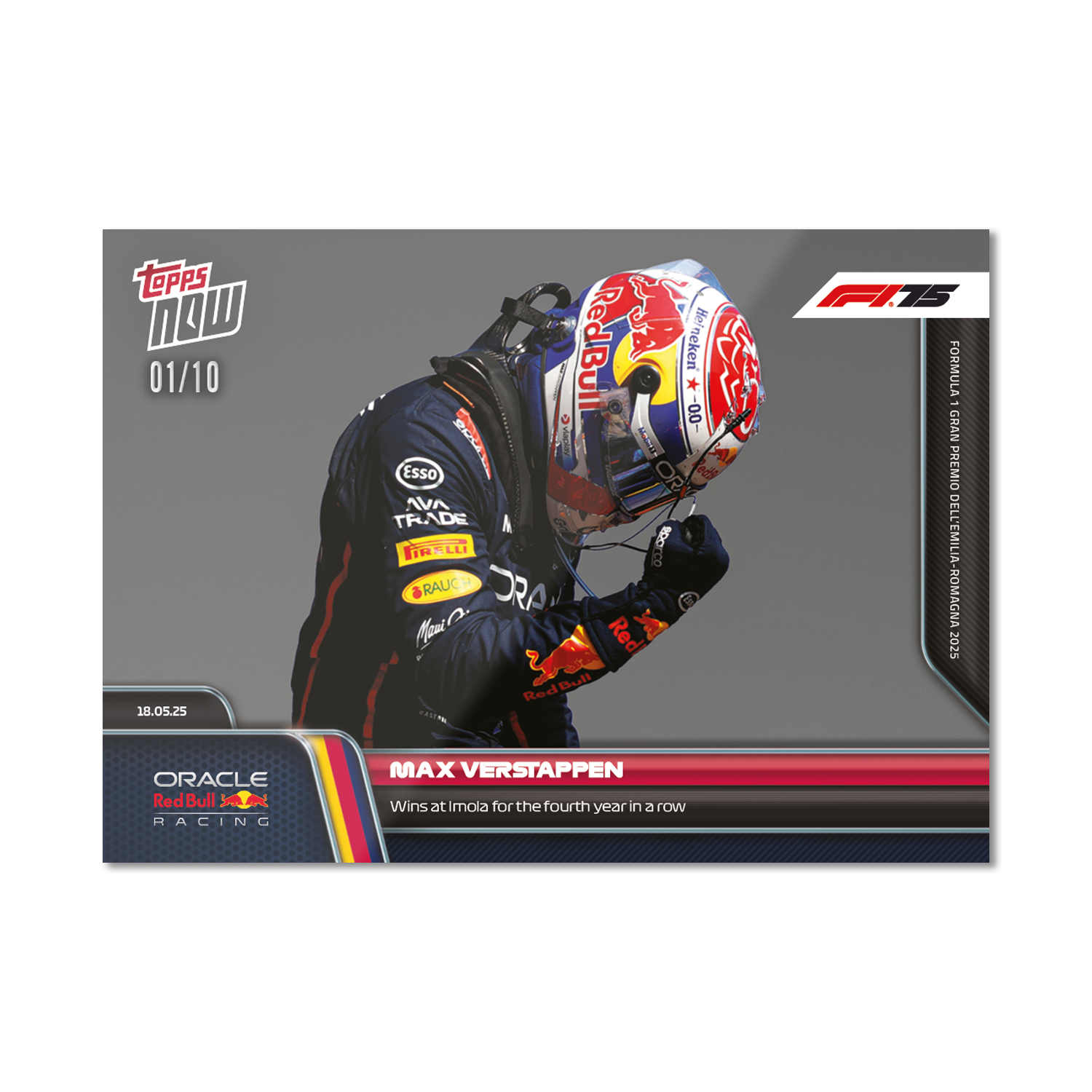 Max Verstappen - 2025 Formula 1 Topps NOW - Card 37 - PR: 2389 - Image 5