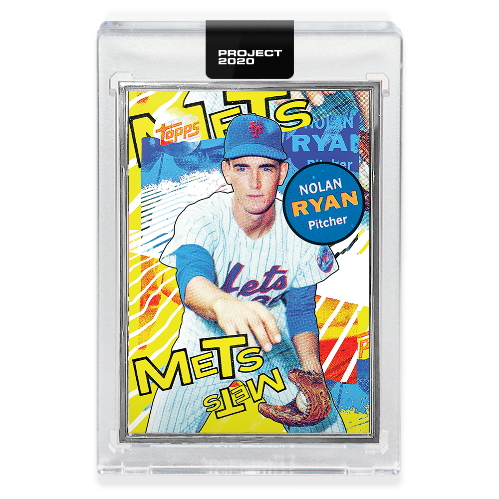 Topps PROJECT 2020 Card 263 - 1969 Nolan Ryan by Tyson Beck - Artist Proof # to 20