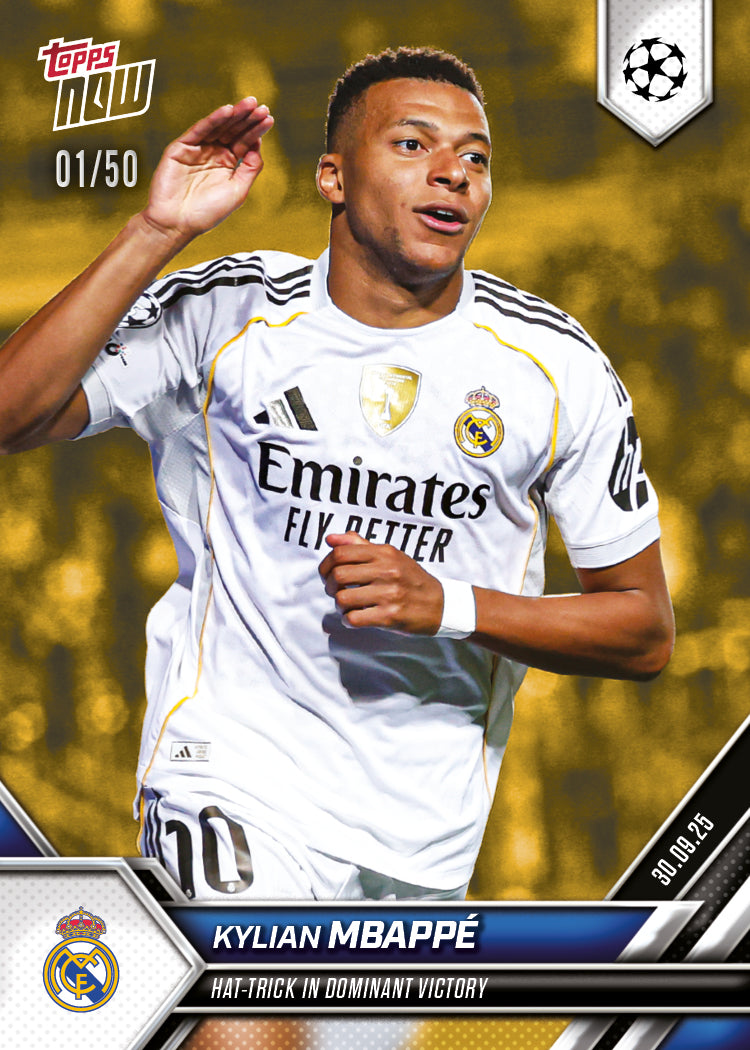 Kylian Mbappé - 2025-26 UCL Topps NOW - Card 24 - PR: 1143 - Image 6
