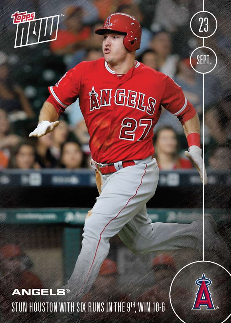 Angels 9/23/16 - TOPPS NOW 495 - Print Run: 256