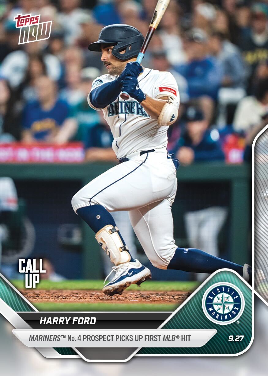 Harry Ford - 2025 MLB Topps NOW - Card 785 - PR: 1248