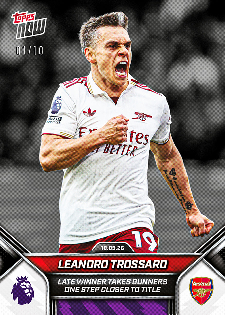 Leandro Trossard - 2025-26 Premier League Topps NOW - Card 191 - PR: 1721 - Image 4
