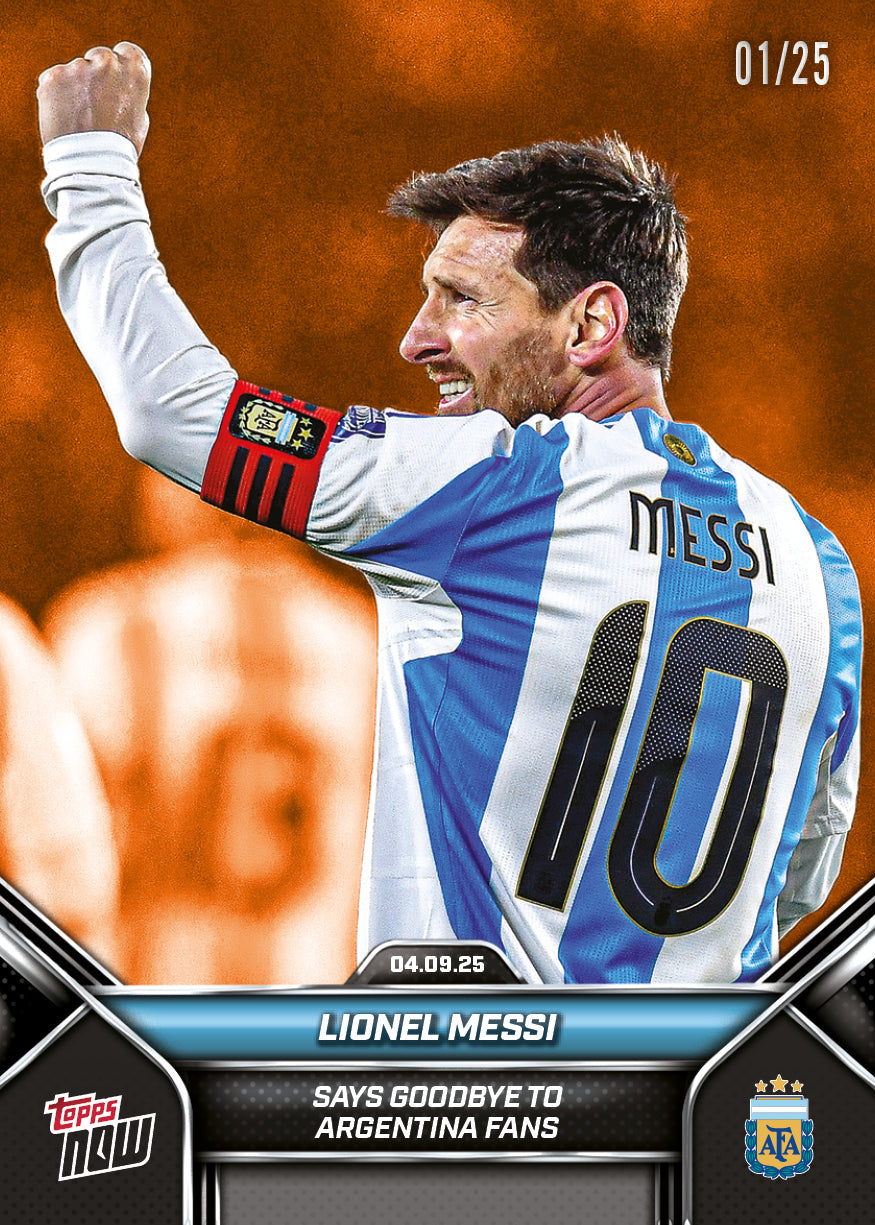 Lionel Messi - 2024-25 Argentina Topps NOW - Card 2 - PR: 34982 - Image 5