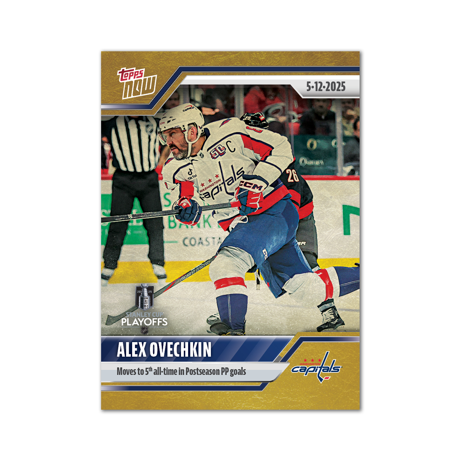 Alex Ovechkin - 2024-25 NHL Topps NOW - Sticker # 181 Pack - PR: 465 - Image 2