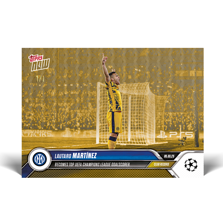 Lautaro Martínez - 2024-25 UCL Topps NOW Card 116 - PR: 361 - Image 3