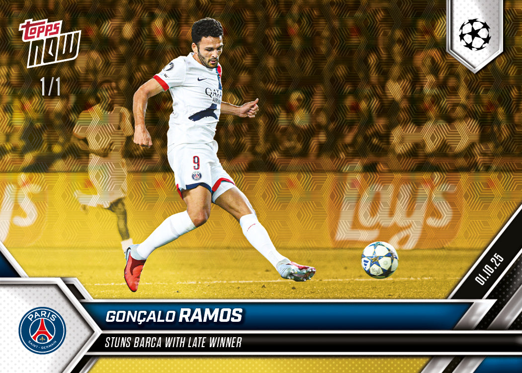 Gonçalo Ramos - 2025-26 UCL Topps NOW - Card 29 - Image 2
