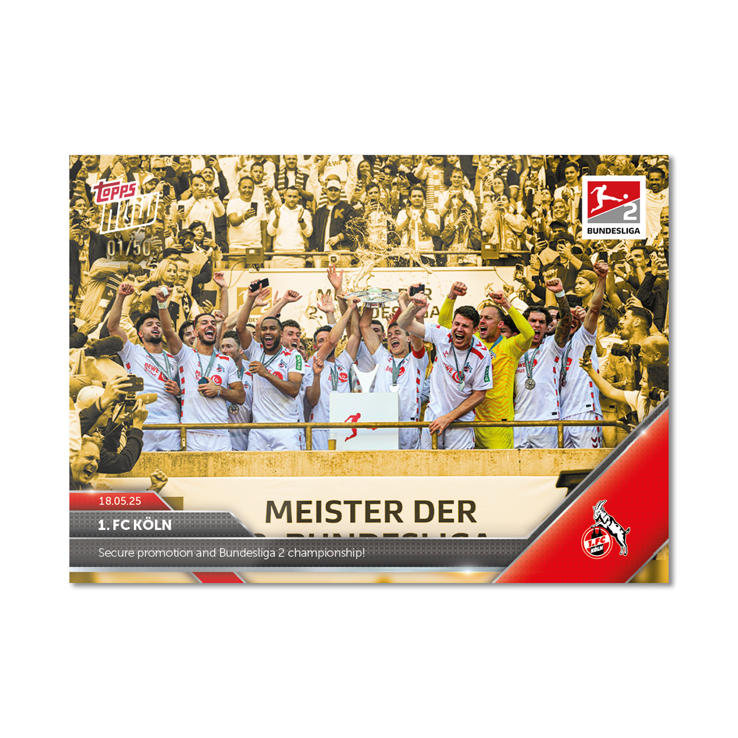 1. FC Köln - 2024-25 Bundesliga Topps NOW - Card 194 - PR: 358 - Image 6