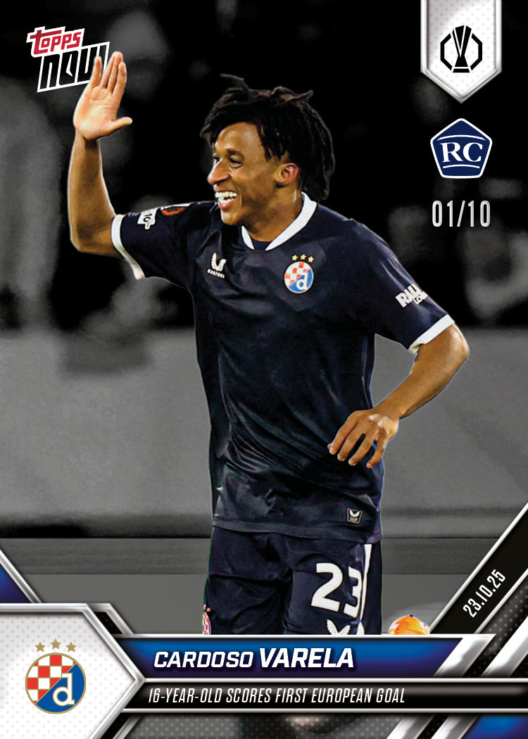 Cardoso Varela - 2025-26 UEL Topps NOW - Card 7 - PR: 1059 - Image 4
