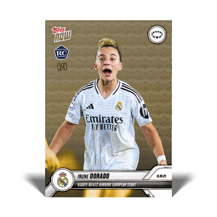 Irune Dorado - 2024-25 UWCL Topps NOW Card 19 - PR: 426 - Image 3