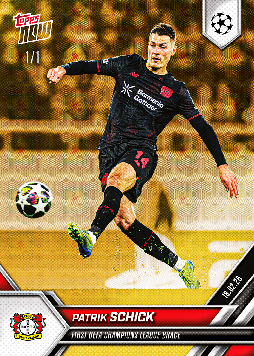 Patrik Schick - 2025-26 UCL Topps NOW - Card 93 - PR: 130 - Image 2