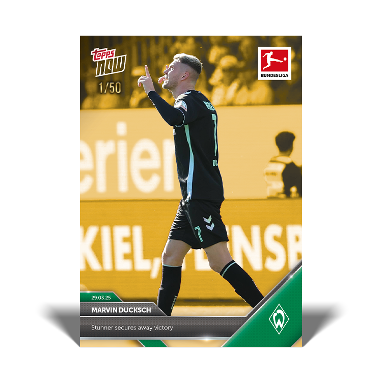 Marvin Ducksch - 2024-25 Bundesliga Topps NOW Card 150 - PR: 241 - Image 7