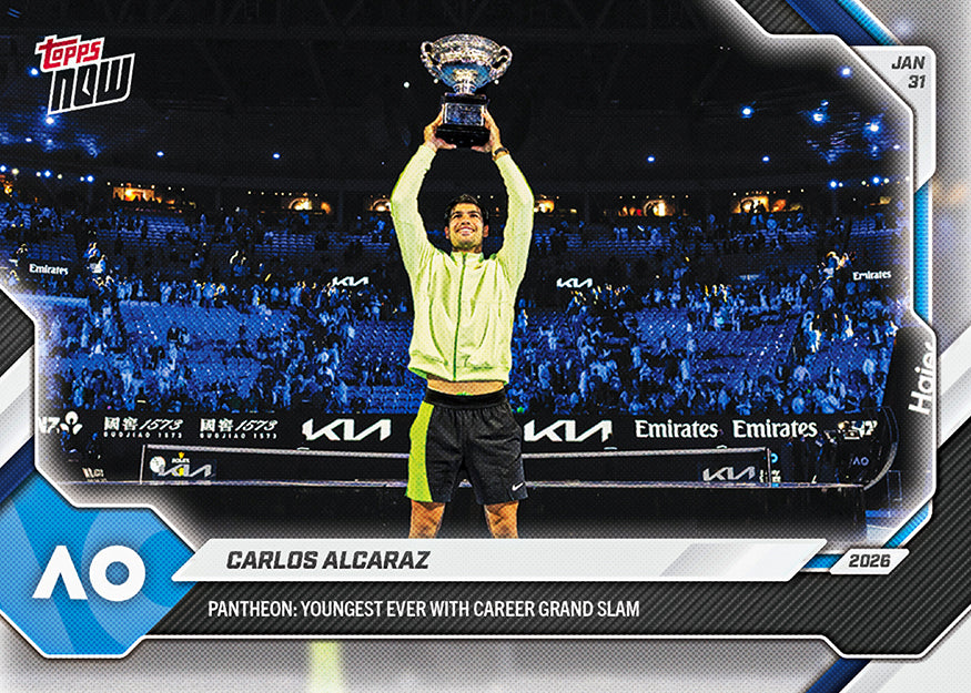 Carlos Alcaraz - 2026 Topps NOW Tennis - Card 11 - PR: 10832 - Image 3