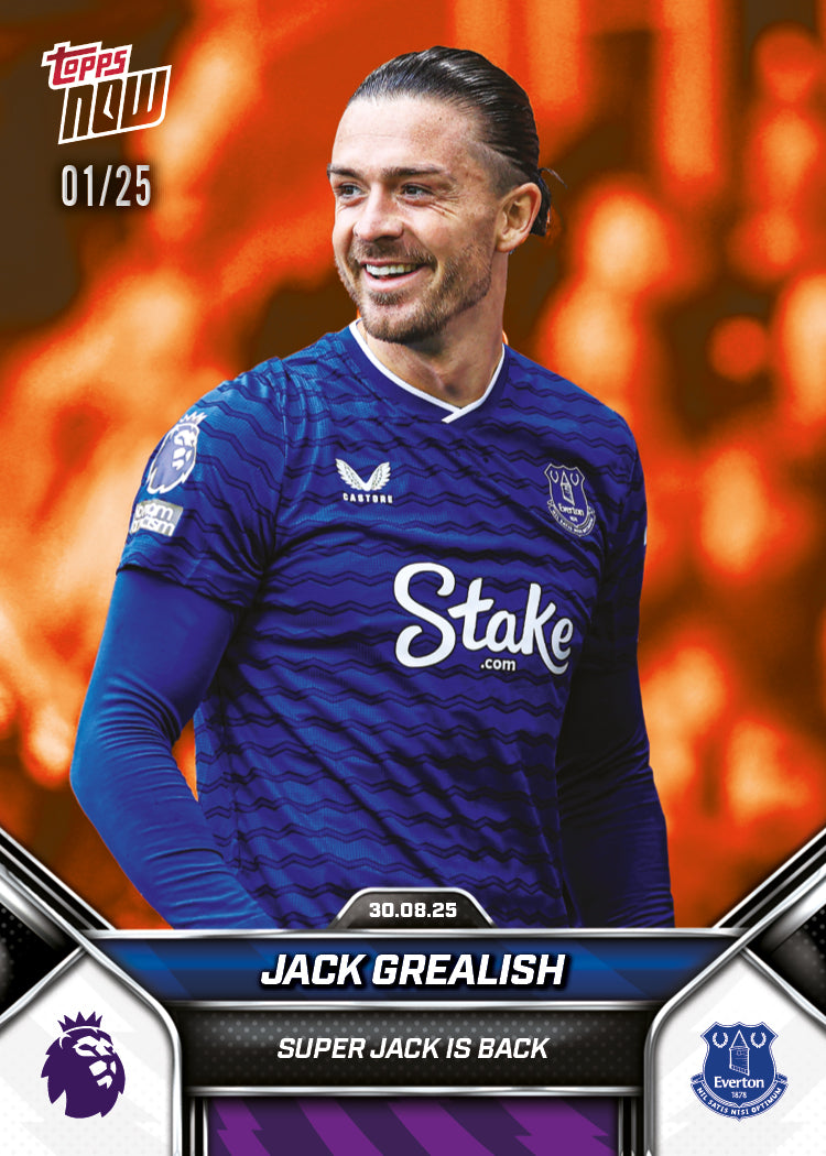Jack Grealish - 2025-26 Premier League Topps NOW - Card 12 - PR: 675 - Image 5