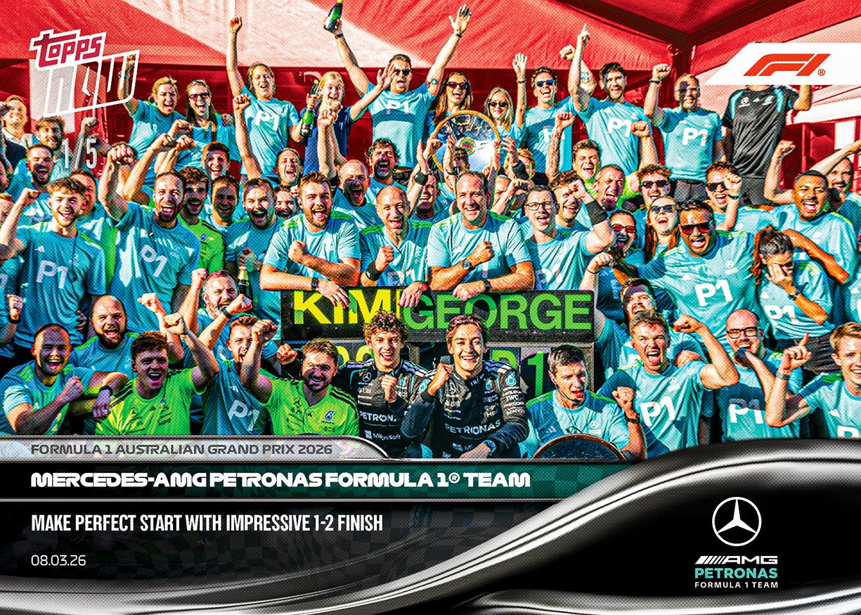 Mercedes-AMG PETRONAS Formula One Team - 2026 Formula 1 Topps NOW - Card 15 - PR: 2144 - Image 3