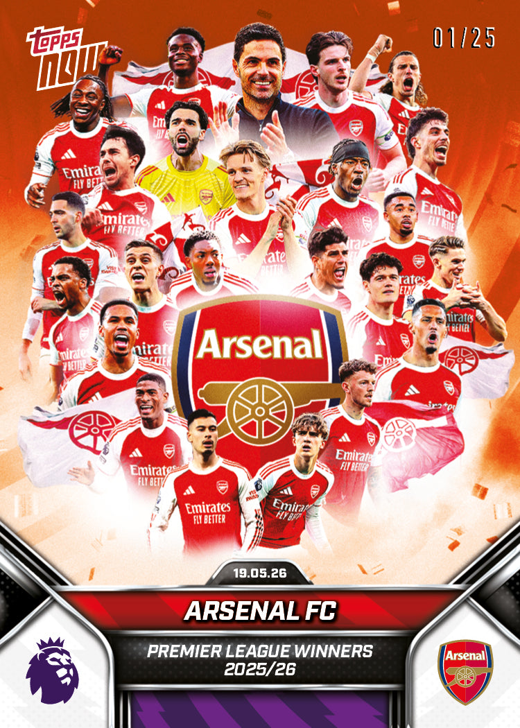 Arsenal FC - 2025-26 Premier League Topps NOW - Card 199 - PR: 34688 - Image 5