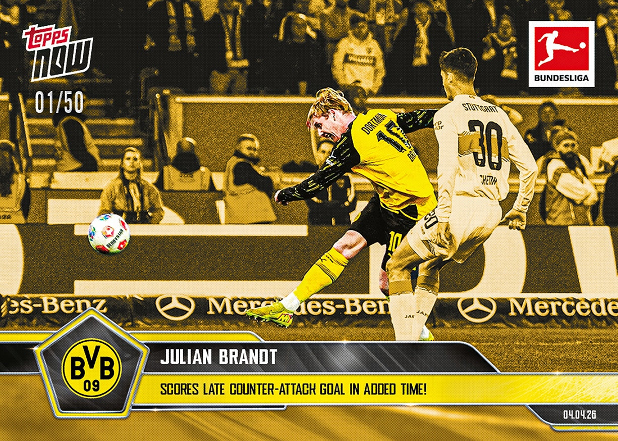Julian Brandt - 2025-26 Bundesliga Topps NOW - Card 158 - PR: 263 - Image 6