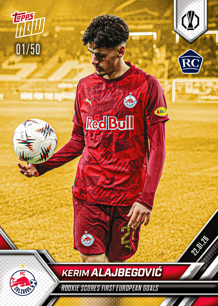 Kerim Alajbegović - 2025-26 UEL Topps NOW - Card 14 - PR: 1722 - Image 6