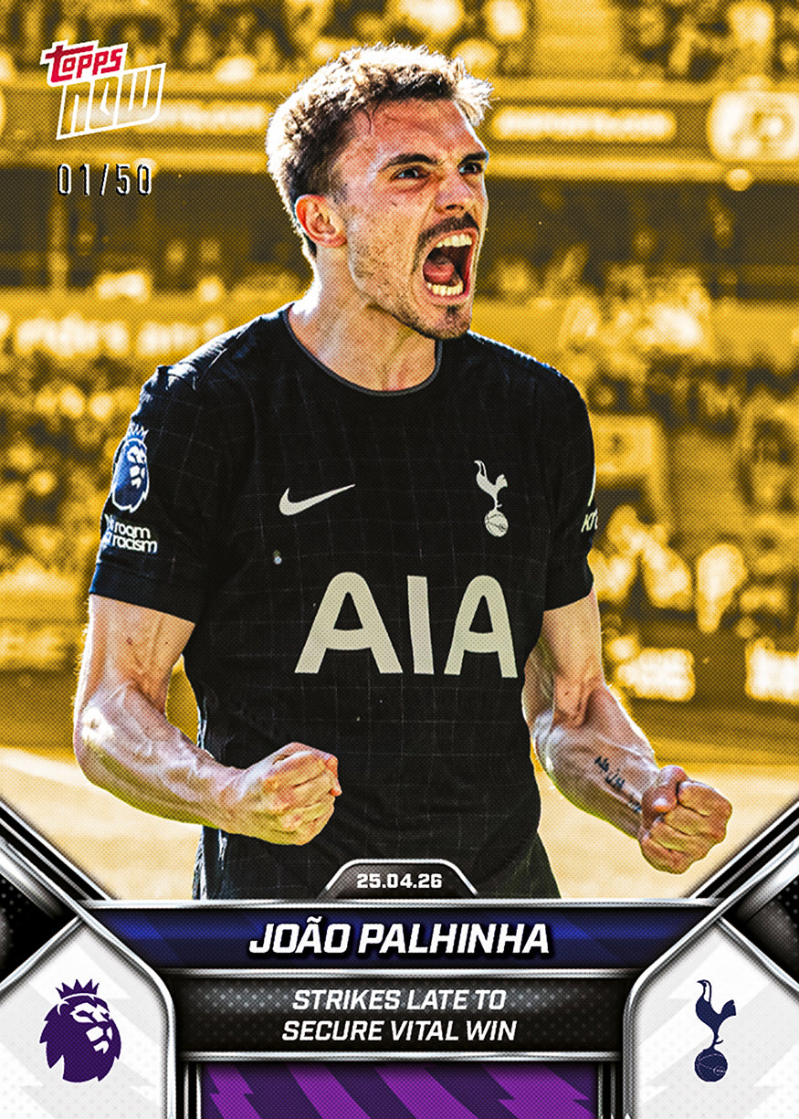 João Palhinha - 2025-26 Premier League Topps NOW - Card 182 - PR: 400 - Image 6