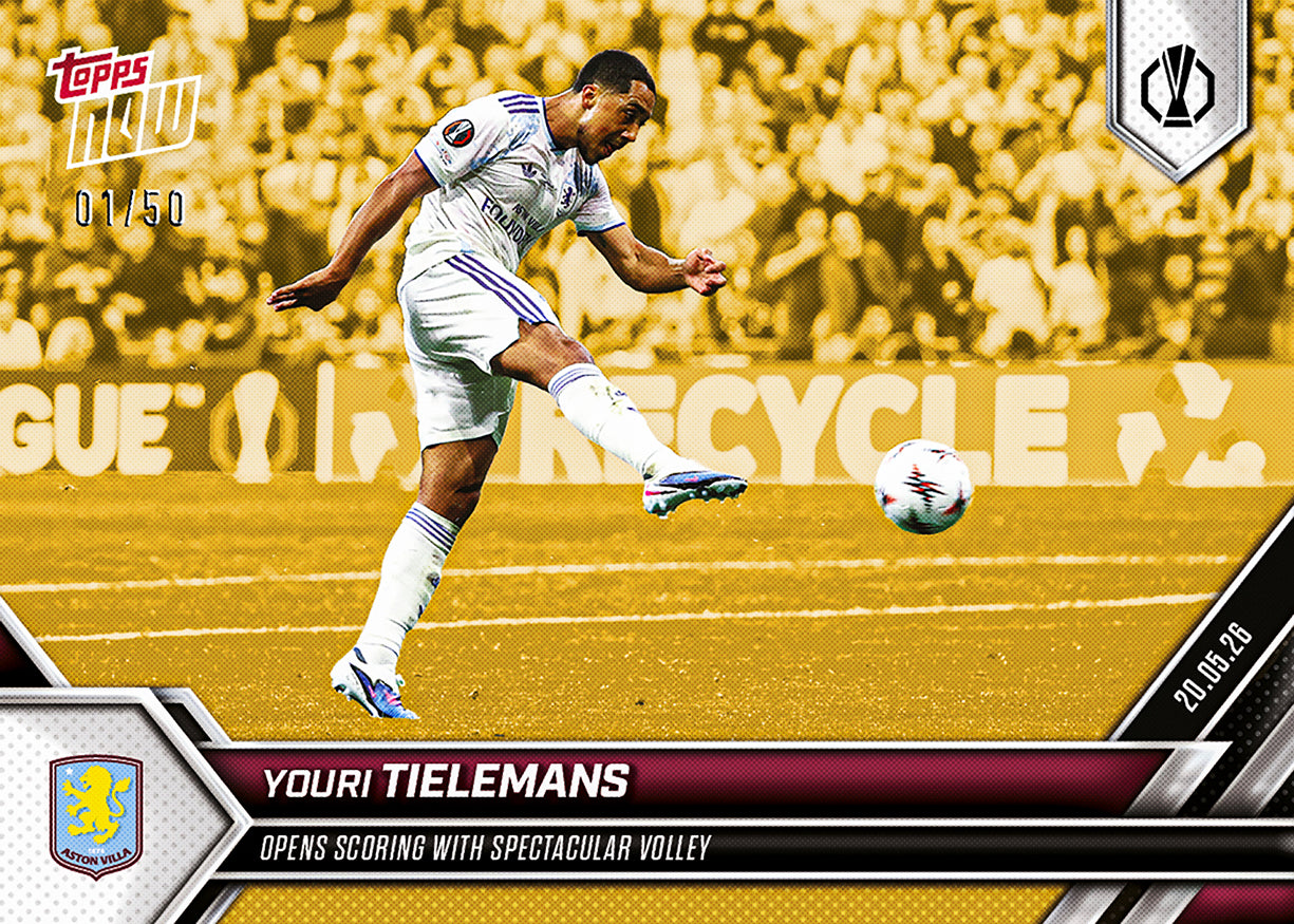 Youri Tielemans - 2025-26 UEL Topps NOW - Card 33 - PR: 549 - Image 8