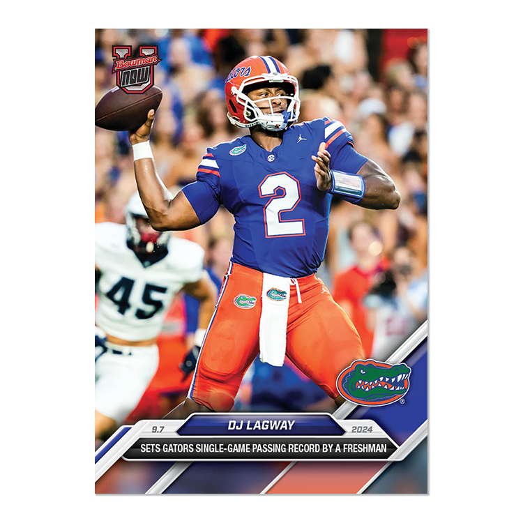 DJ Lagway - 2024 Bowman U NOW Football Card 7 - PR: 1964