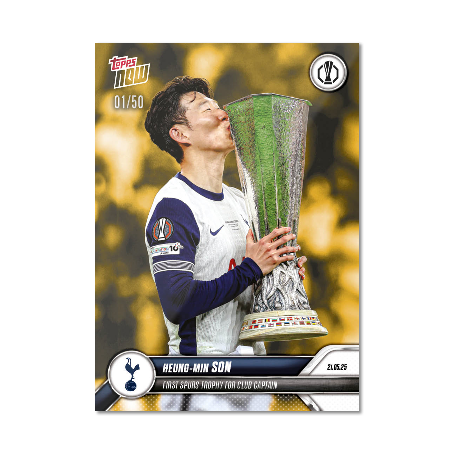 Heung-min Son - 2024-25 UEL Topps NOW Card 38 - PR: 6371 - Image 6