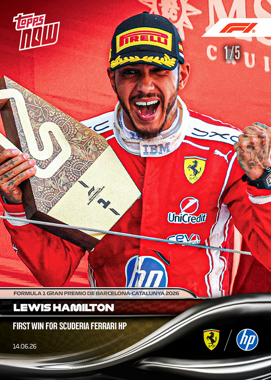 Lewis Hamilton - 2026 Formula 1 Topps NOW - Card 38 - PR: 69024 - Image 6
