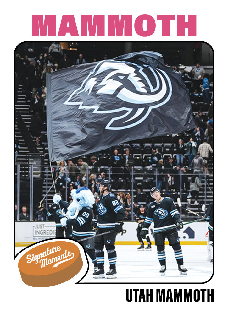 Alternative view of Utah Mammoth - 2025-26 NHL Topps NOW - Sticker # 11 Pack - PR: 375