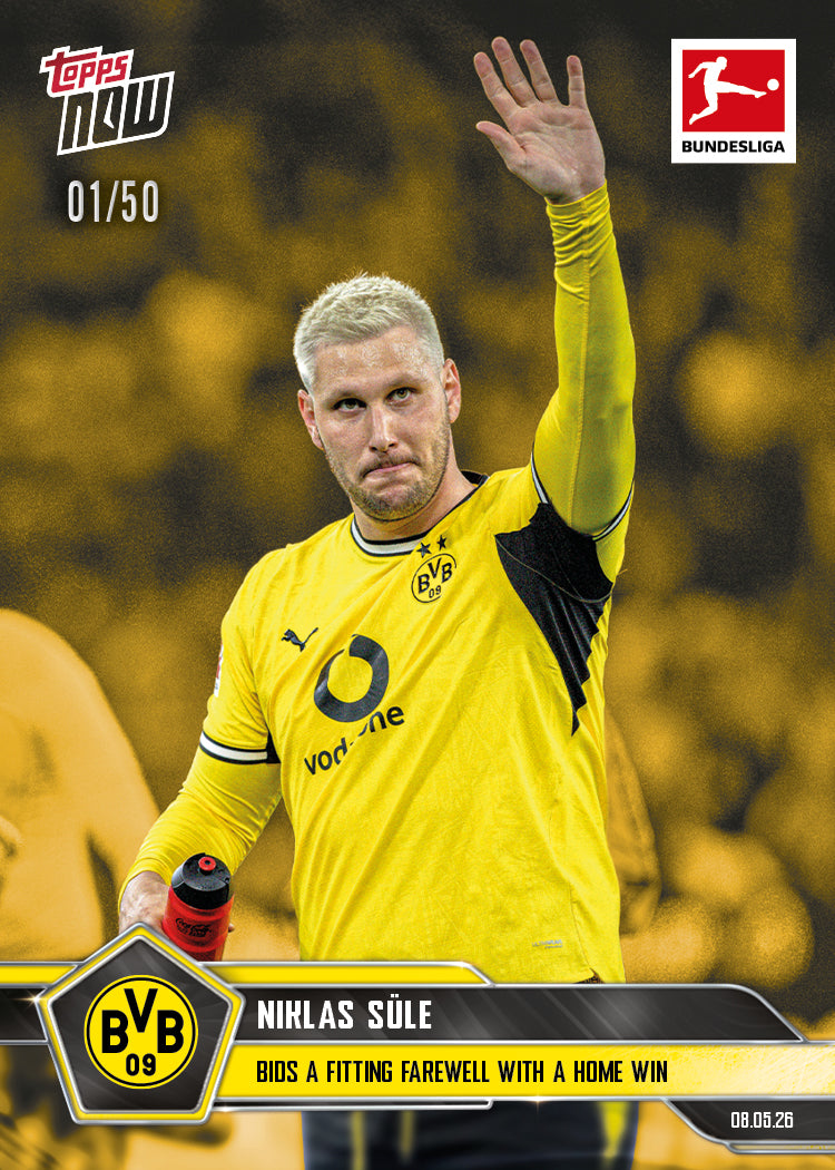 Niklas Süle - 2025-26 Bundesliga Topps NOW - Card 188 - PR: 192 - Image 6