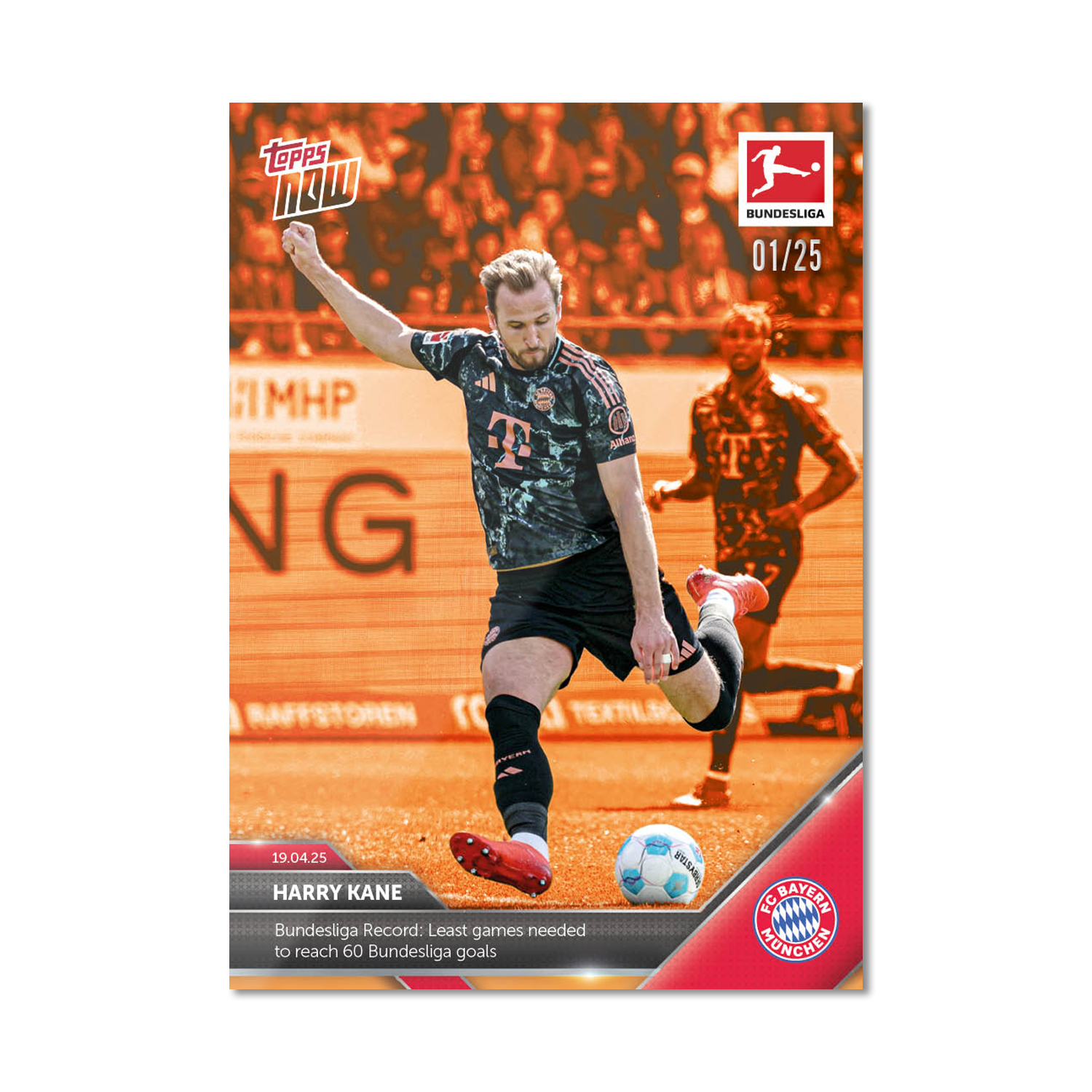 Harry Kane - 2024-25 Bundesliga Topps NOW Card 167 - PR: 1390 - Image 6