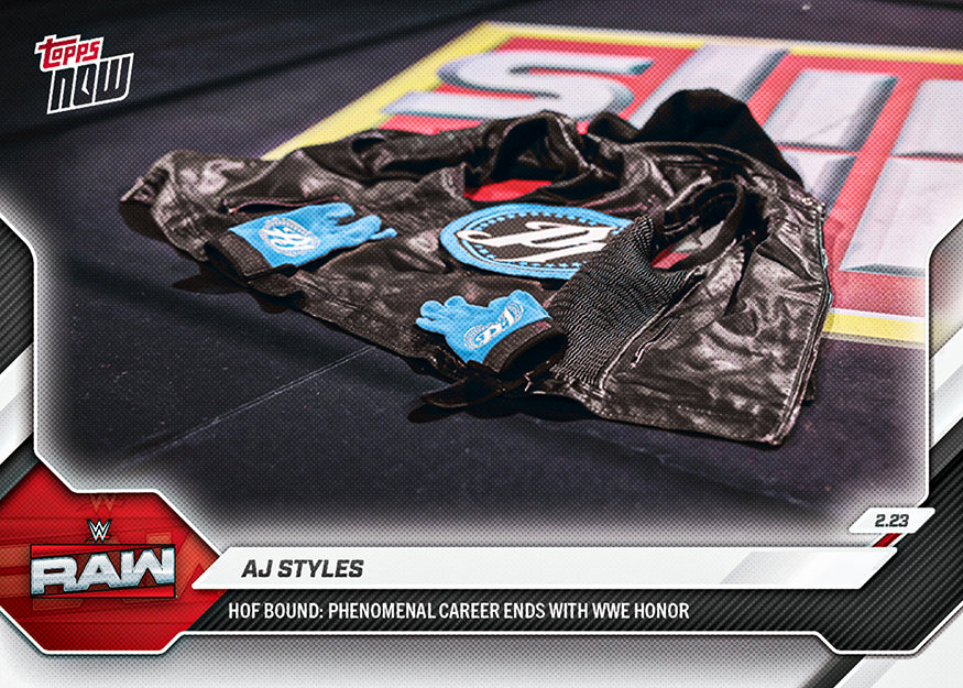 AJ Styles - 2026 WWE Topps NOW - Card 18 - PR: 2245 - Image 2
