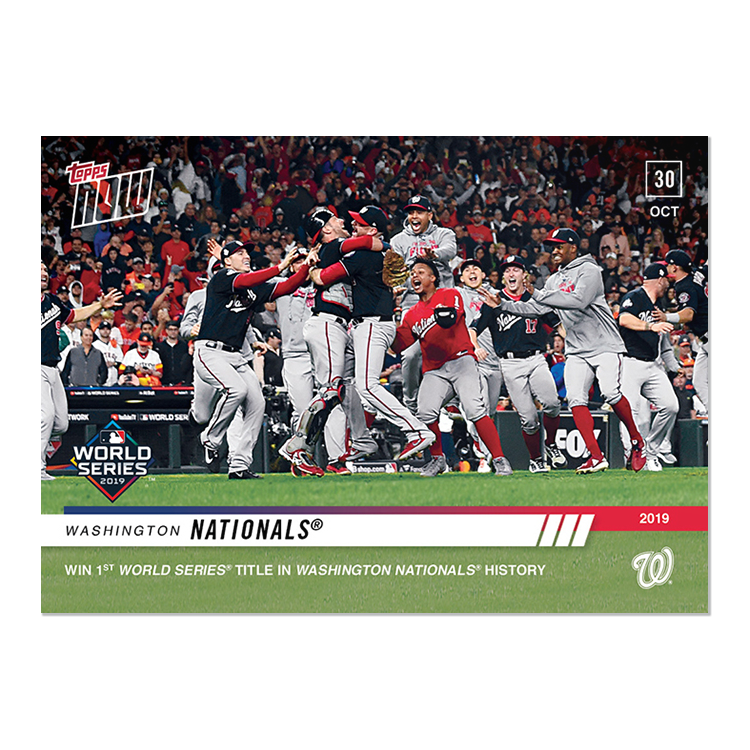 Washington Nationals - MLB TOPPS NOW Card 1080 - Print Run: 879