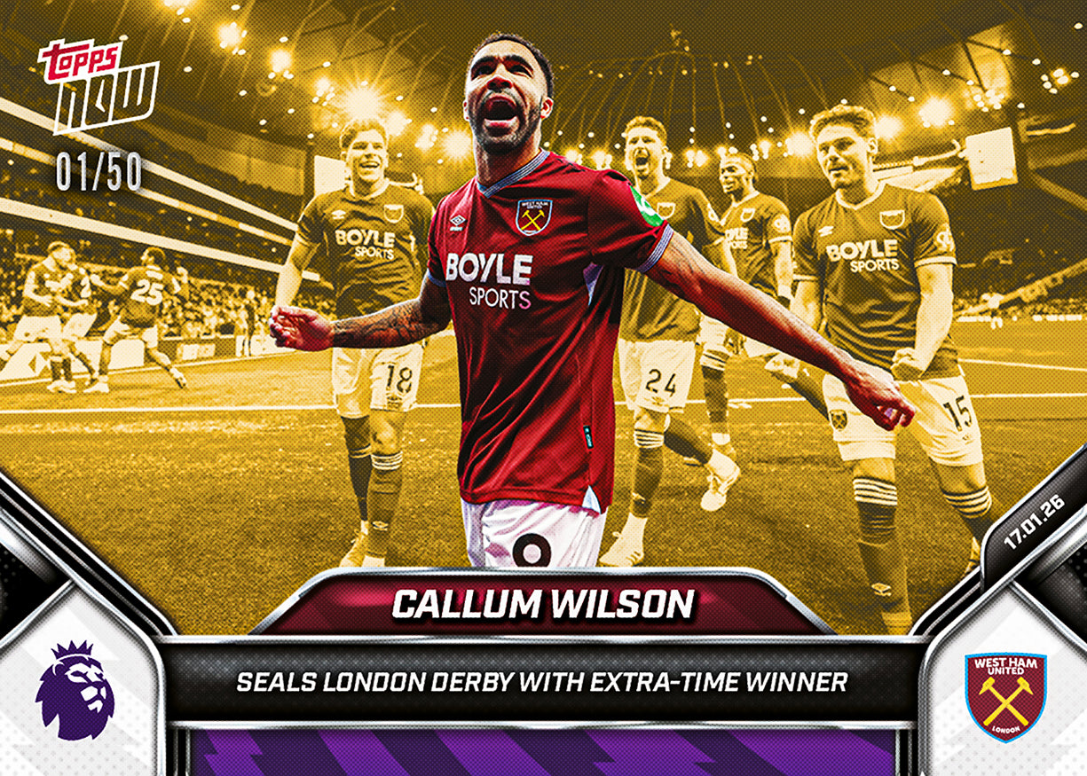 Callum Wilson - 2025-26 Premier League Topps NOW - Card 110 - PR: 192 - Image 6