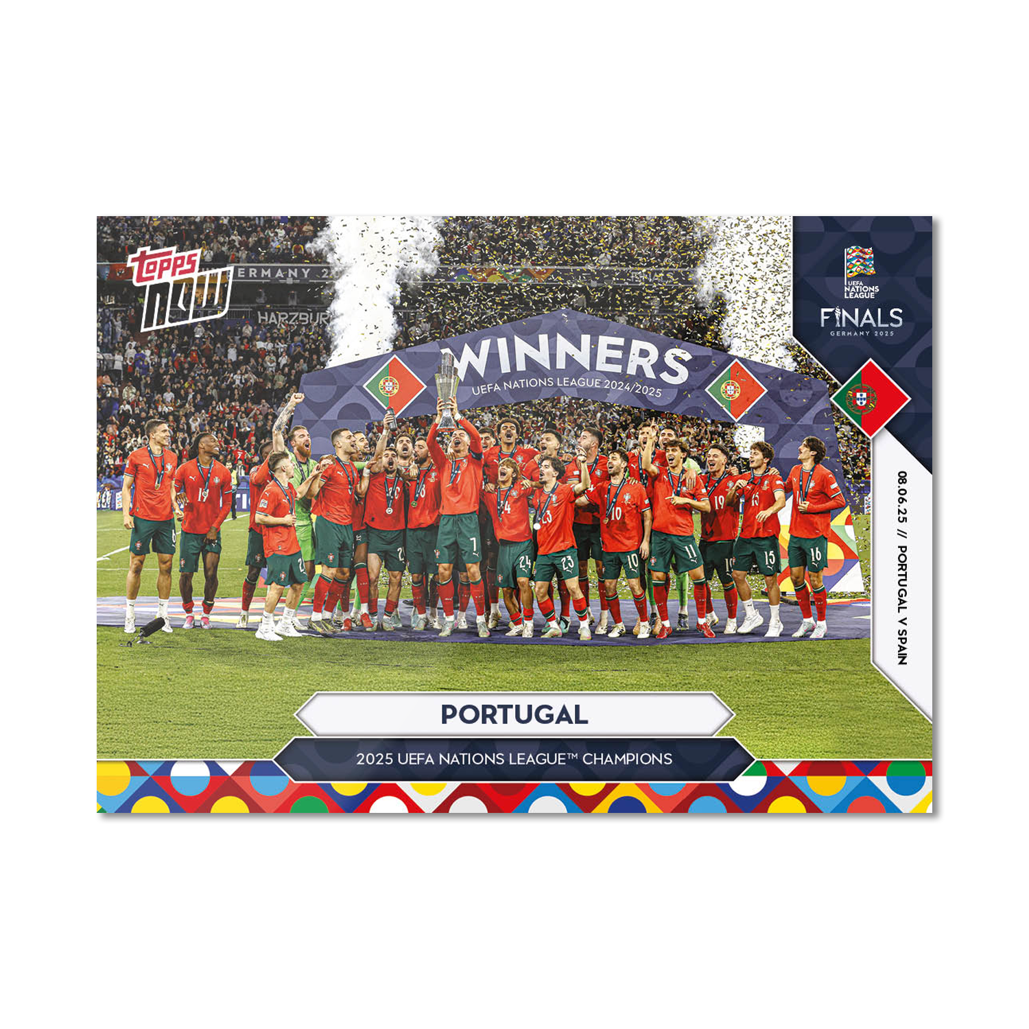 Portugal - 2025 UEFA Nations League Topps NOW - Card 4 - PR: 2177