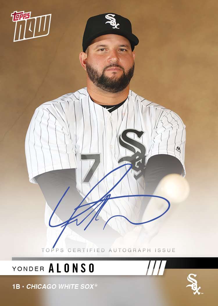 Alternative view of 2019 Chicago White Sox TOPPS NOW Road To Opening Day 17-Card Team Set - Autograph Edition - Print Run: 311