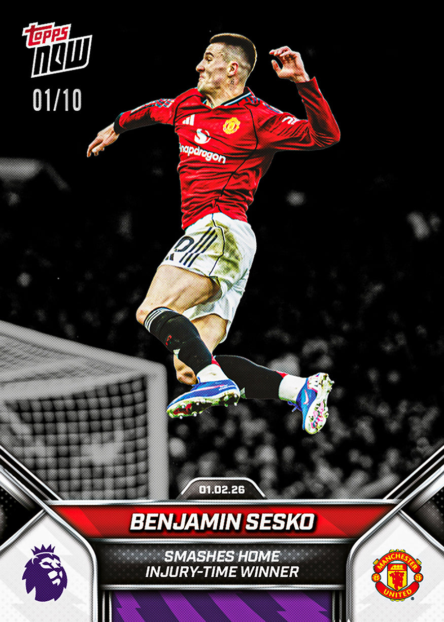 Benjamin Sesko - 2025-26 Premier League Topps NOW - Card 122 - PR: 978 - Image 4