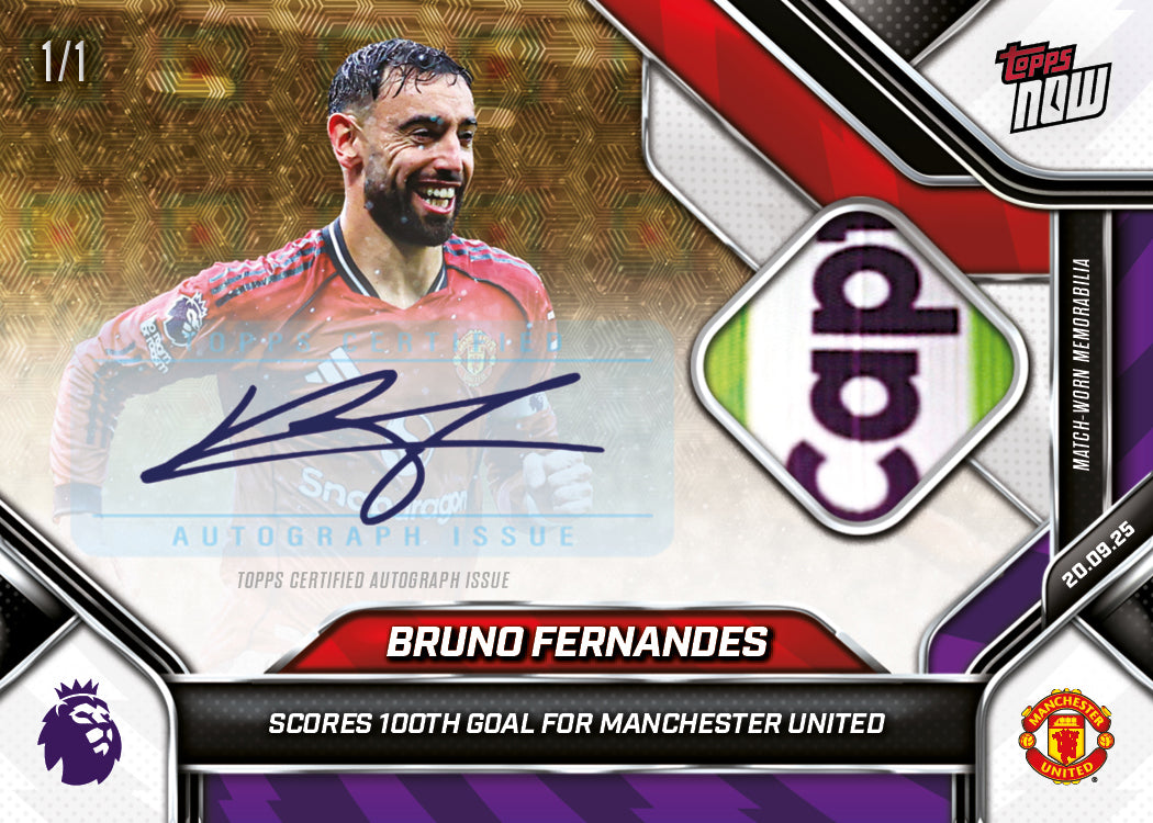 Bruno Fernandes - 2025-26 Premier League Topps NOW - Card 21 - PR: 2198 - Image 2