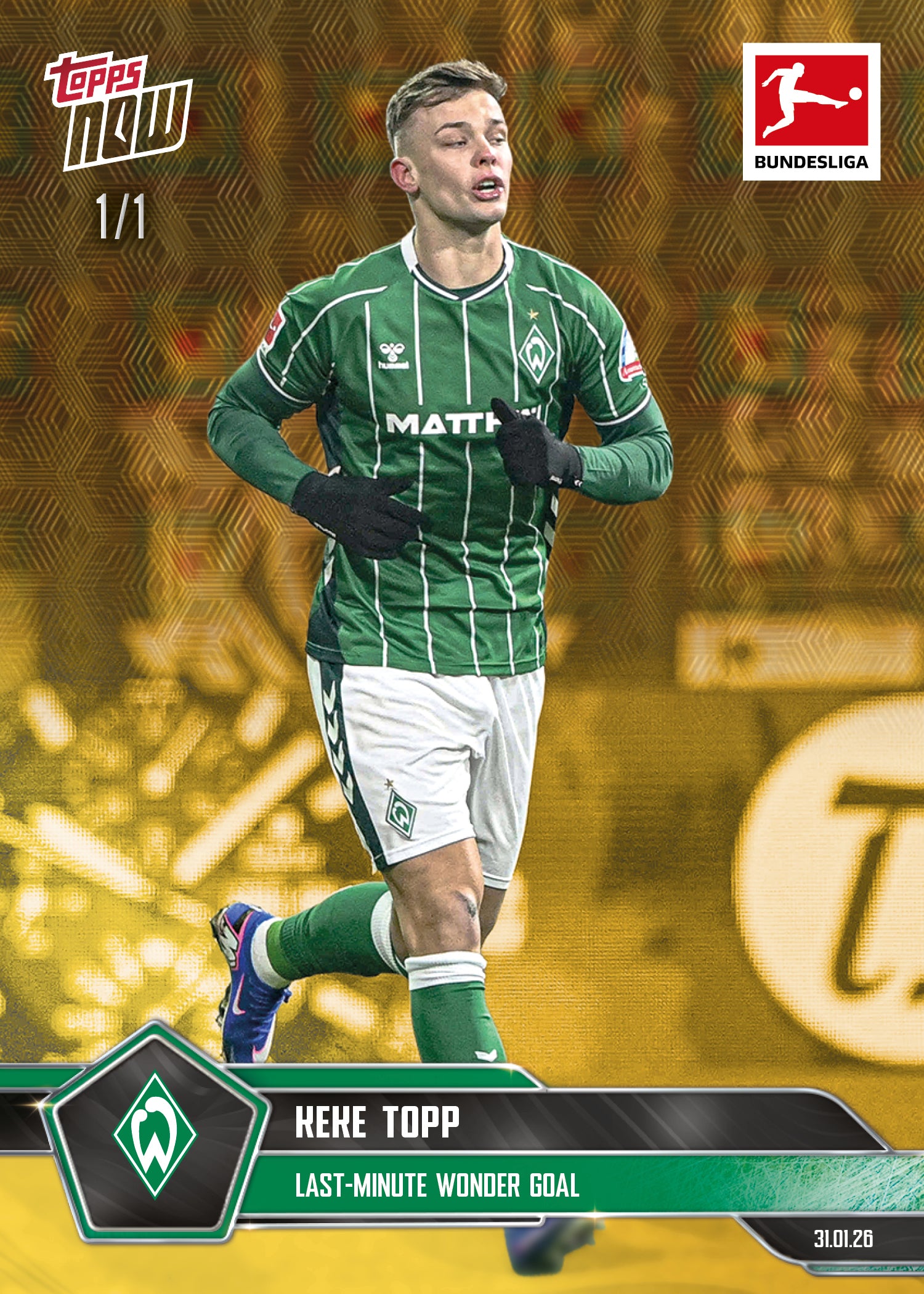 Keke Topp - 2025-26 Bundesliga Topps NOW - Card 113 - PR: 267 - Image 2