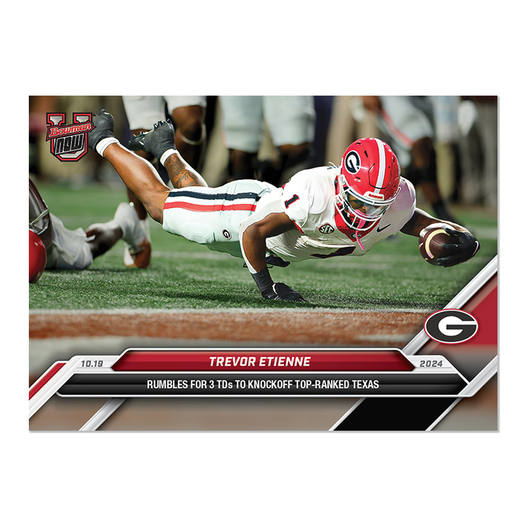 Trevor Etienne - 2024 Bowman U Now Football Card 31 - PR: 1180