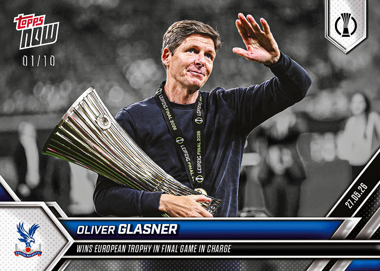 Oliver Glasner - 2025-26 UECL Topps NOW - Card 15 - PR: 348 - Image 6
