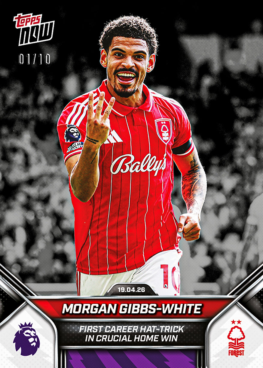 Morgan Gibbs-White - 2025-26 Premier League Topps NOW - Card 175 - PR: 316 - Image 4