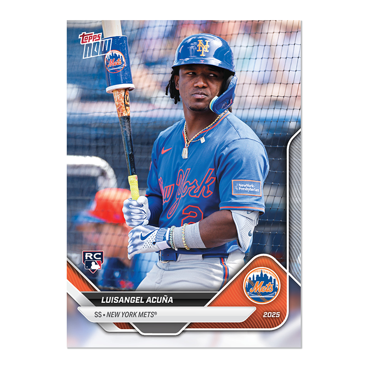 2025 New York Mets MLB Topps NOW Road To Opening Day 11-Card Team Set - PR: 1088 - Image 4