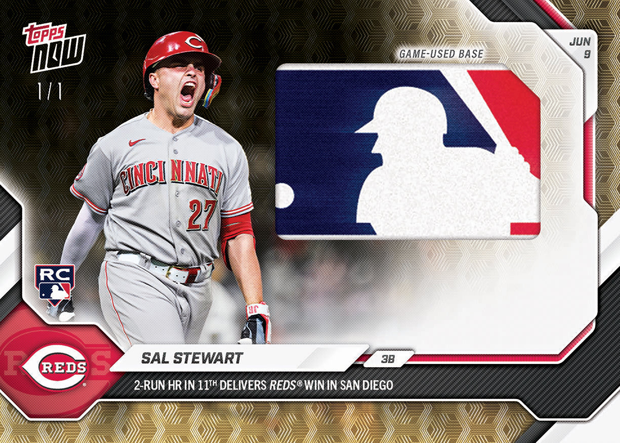 Sal Stewart - 2026 MLB Topps NOW - Card 309 - PR: 1540 - Image 2