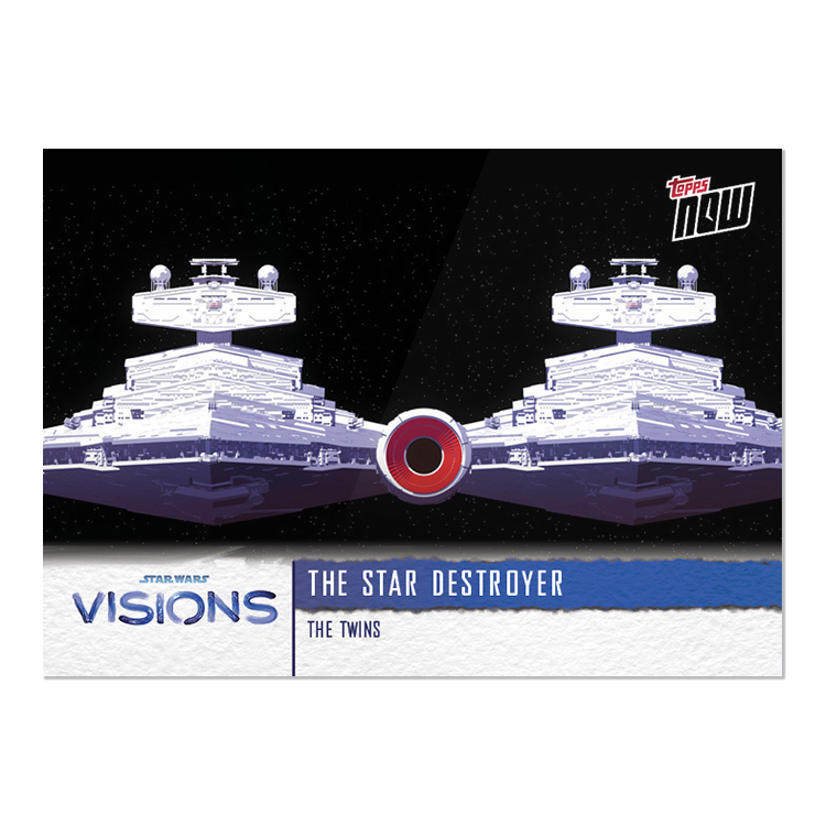 2021 Star Wars Visions TOPPS NOW - 5-Card Pack - The Twins - PR: 461 - Image 6