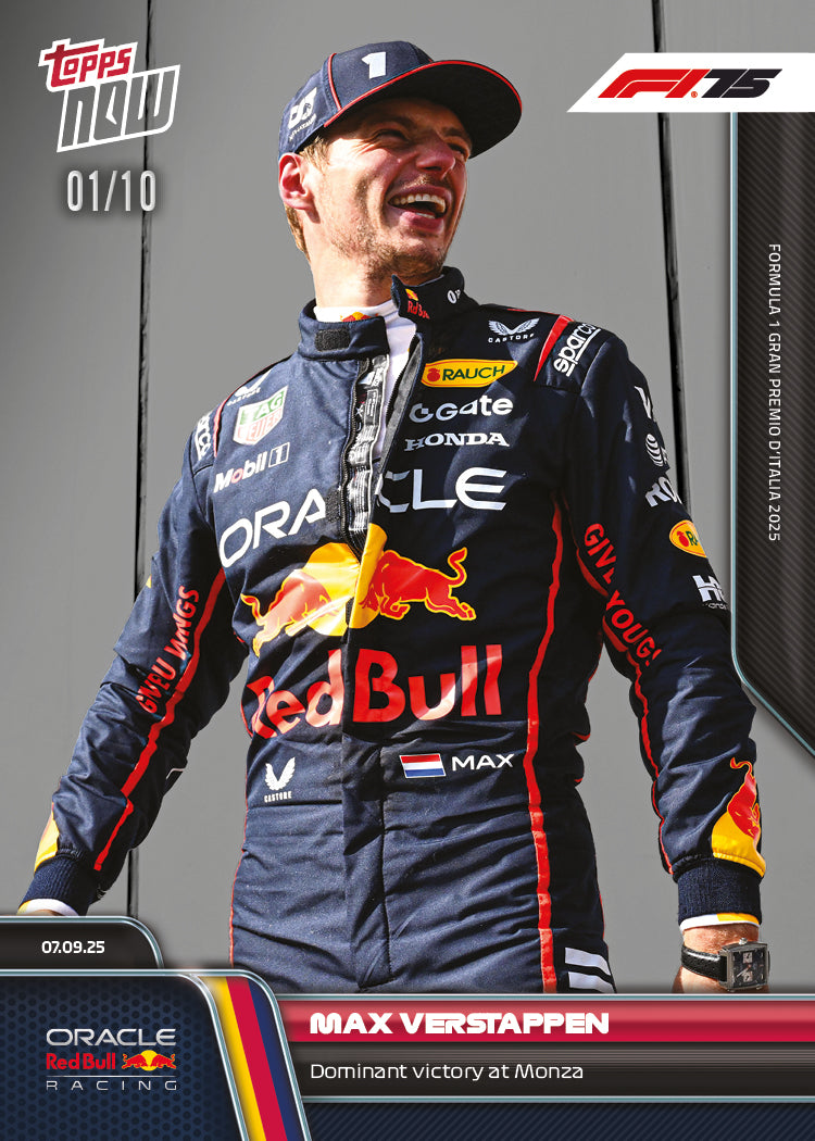 Max Verstappen - 2025 Formula 1 Topps NOW - Card 60 - PR: 3387 - Image 4